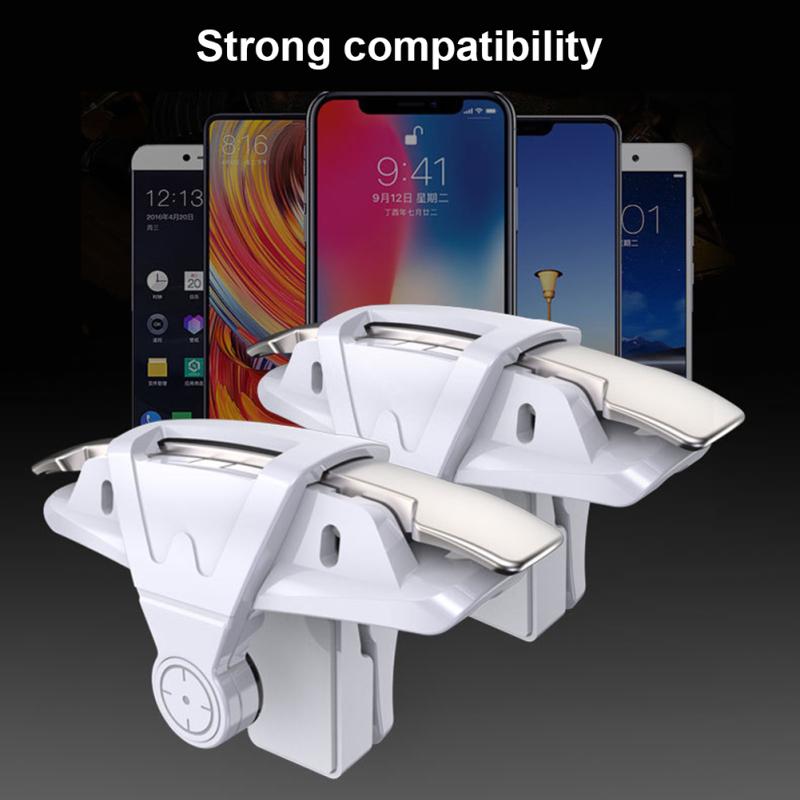 2pcs Mobile Phone Game Trigger for PUBG Aim